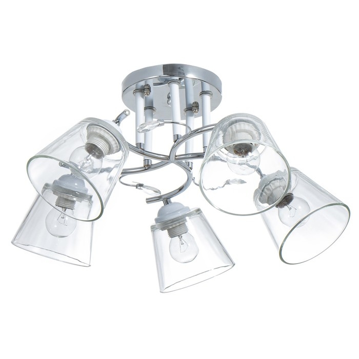 Люстра Люстра "Аиша" 5хЕ27 40Вт хром 58х58х27 см BayerLux