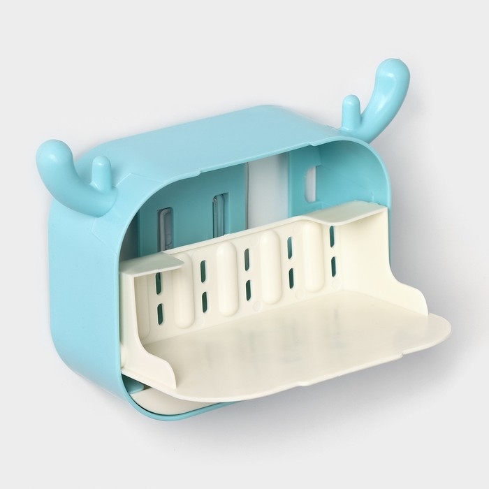 Мыльница «Барашек», пластик, 15,5×10,5×4 см, цвет голубой Мыльница «Барашек», пластик, 15,5×10,5×4 см, цвет голубой