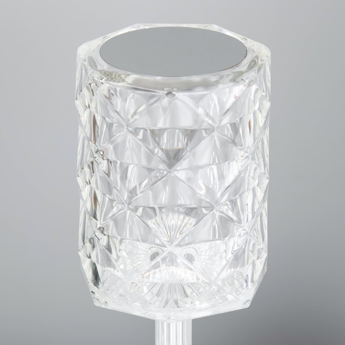 Настольная лампа с ПДУ Настольная лампа с ПДУ "Оланди" LED 16 цветов RGB сенсорная USB 8,5x8,5x25 см RISALUX