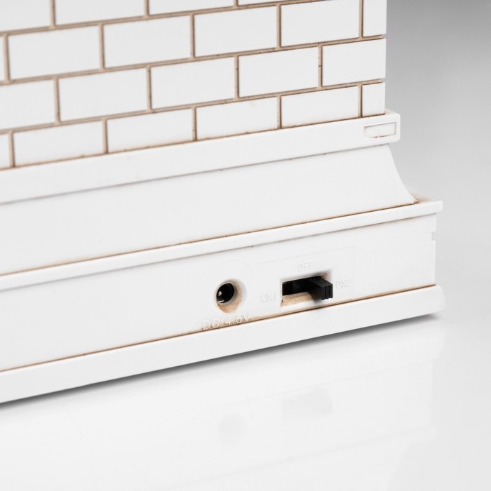 Фигура светодиодная «Чудесный камин», 26х10х18 см, музыка, батарейки ААх3 (не вкомплекте), USB, свечение тёплое белое Фигура светодиодная «Чудесный камин», 26х10х18 см, музыка, батарейки ААх3 (не вкомплекте), USB, свечение тёплое белое