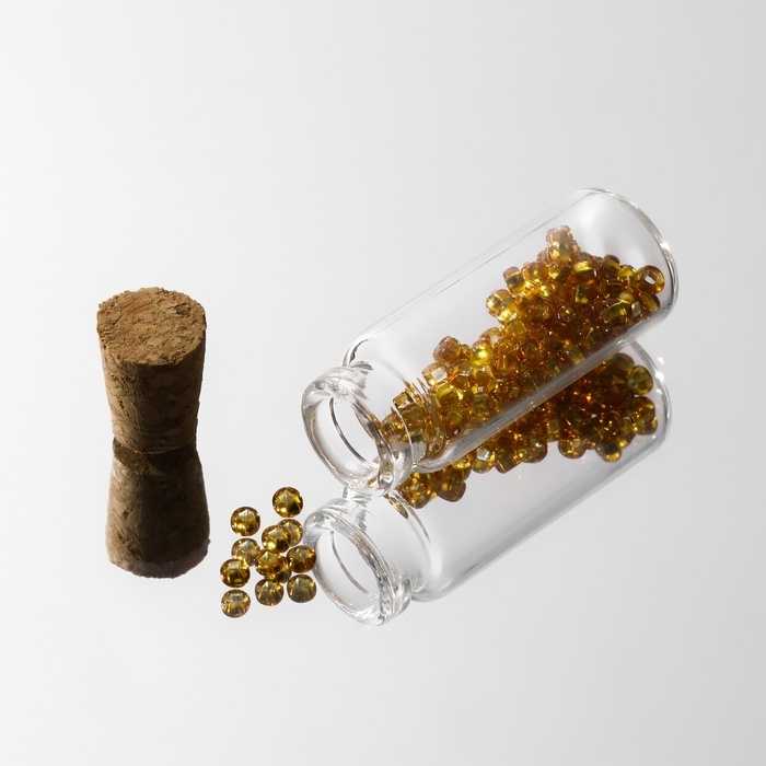 Баночки для хранения бисера, d = 1,2 × 3 см, 10 шт