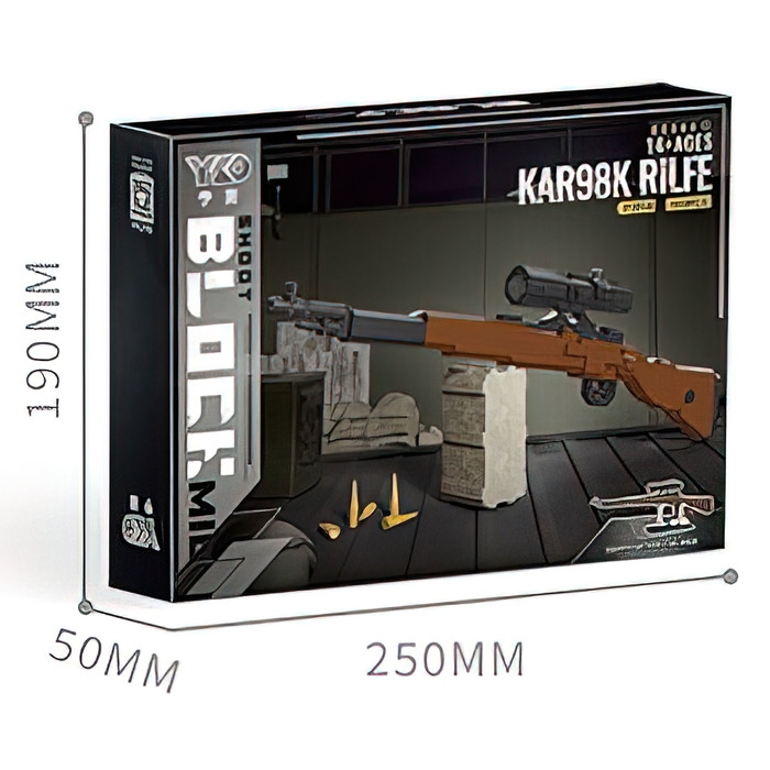 Конструктор-Мини «Оружие. Трёхлинейка», 1130 деталей Конструктор-Мини «Оружие. Трёхлинейка», 1130 деталей