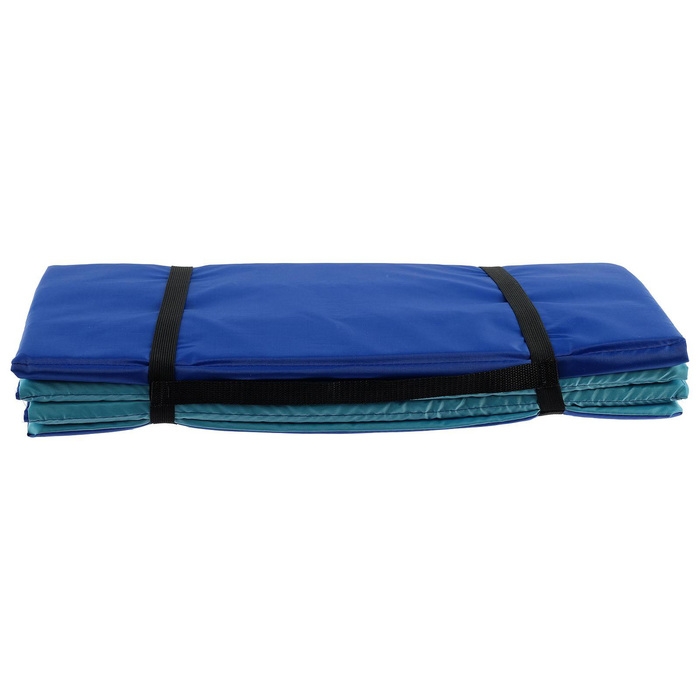 Коврик туристический ONLITOP, складной, 170х51х0.8 см, цвет синий/бирюзовый Коврик туристический ONLITOP, складной, 170х51х0.8 см, цвет синий/бирюзовый