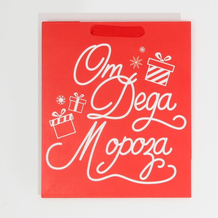 Пакет подарочный новогодний ламинированный «Новогодний подарочек», ML 23 х 27 х 11,5 см, Новый год Пакет подарочный новогодний ламинированный «Новогодний подарочек», ML 23 х 27 х 11,5 см, Новый год