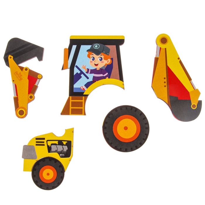 Головоломка пазл «Трактор» для самых маленьких Головоломка пазл «Трактор» для самых маленьких