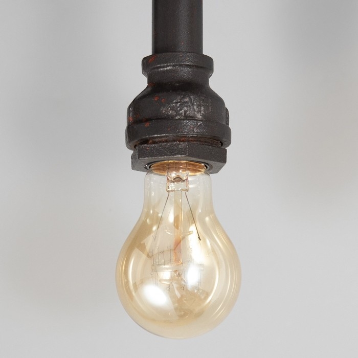 Бра "Полка" 2хЕ27 40Вт черный 43х34х21см