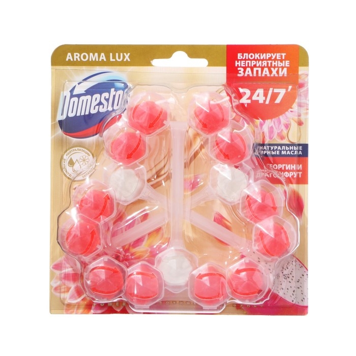 Блок для очищения унитаза DOMESTOS Power 5 TRIO экзотический букет, 150 гр Блок для очищения унитаза DOMESTOS Power 5 TRIO экзотический букет, 150 гр