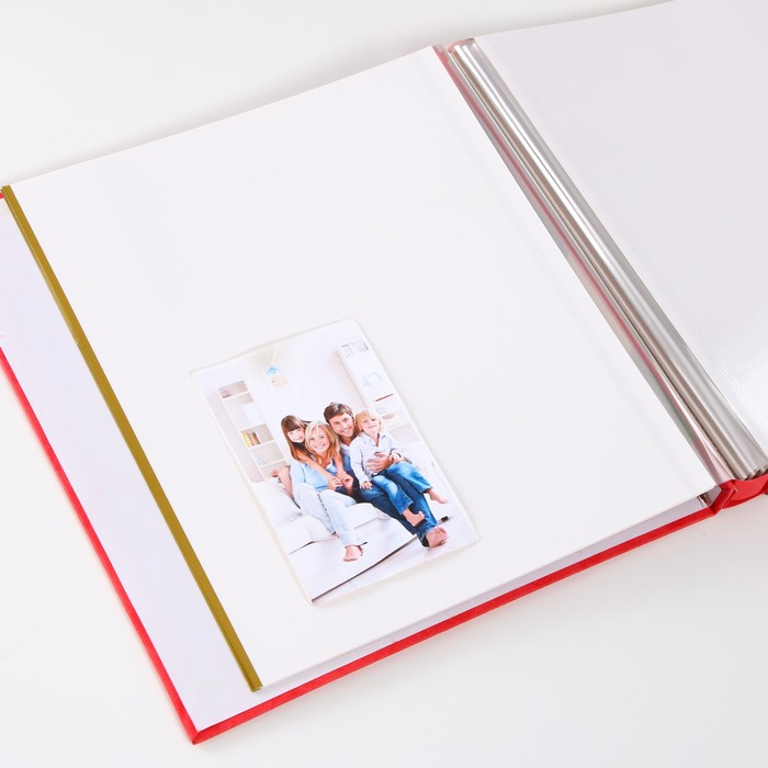 Фотоальбом магнитный 20 листов Фотоальбом магнитный 20 листов "Декоративная штукатурка - штрихи" кожзам МИКС 34х33х5 см