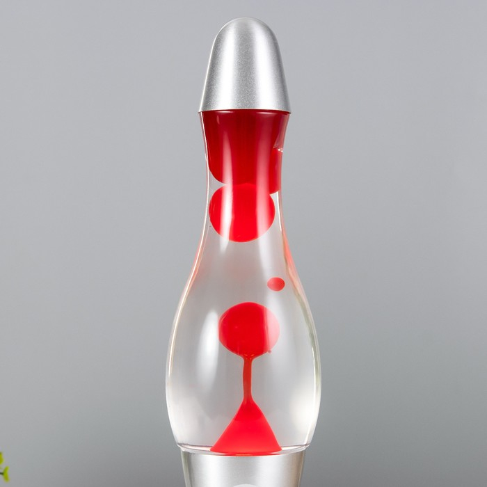 Лава-лампа Лава-лампа "Капля" Е14 h=38 см сиреневый