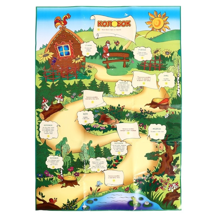 Набор резиновых игрушек «Колобок», 7 шт. Набор резиновых игрушек «Колобок», 7 шт.