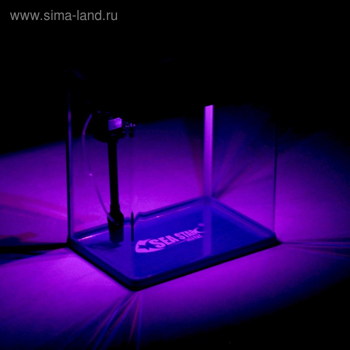 Аквариум SeaStar HX-390F в комплекте: LED-лампа 3х цветная, 7 режимов, фильтр, 30 л, голубой Аквариум SeaStar HX-390F в комплекте: LED-лампа 3х цветная, 7 режимов, фильтр, 30 л, голубой