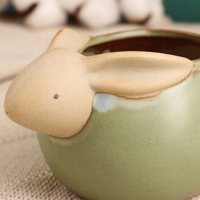 Горшок Горшок "Лаки Кролик" 11*9*8см