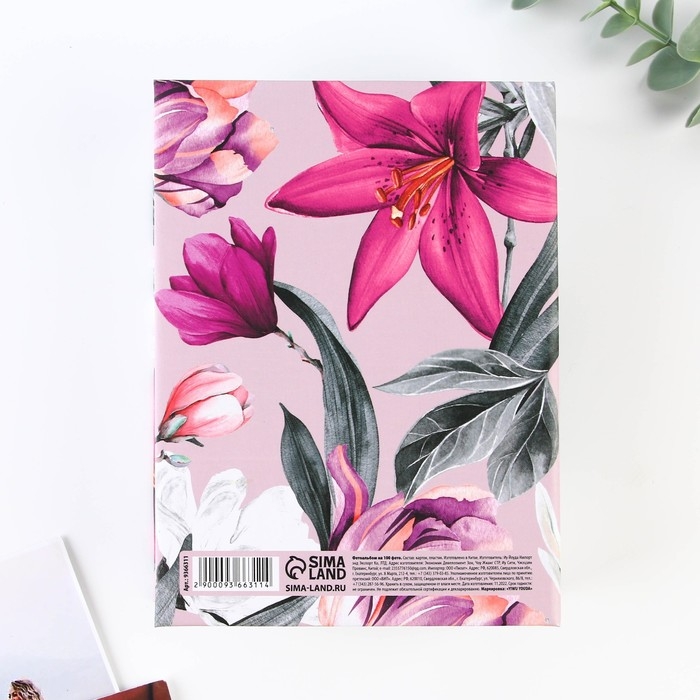 Фотоальбом в твёрдой обложке &laquo;Счастливые моменты&raquo;, 100 фото