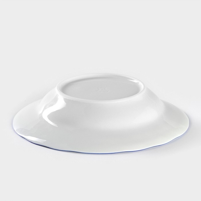 Тарелка фарфоровая глубокая «Гуси», 250 мл, d=20 см, деколь МИКС Тарелка фарфоровая глубокая «Гуси», 250 мл, d=20 см, деколь МИКС