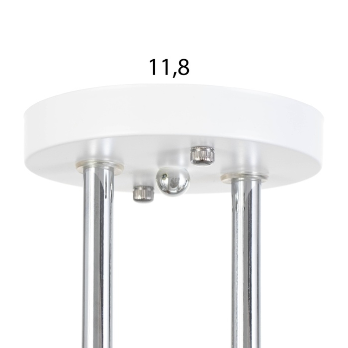 Люстра Люстра "Либи" 2х60Вт Е27 Белый 47х15,5х24см