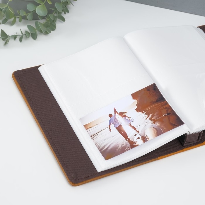 Фотоальбом на 200 фото 10х15 см Фотоальбом на 200 фото 10х15 см "Дерево Орех" кожзам 4х20,3х26,2 см