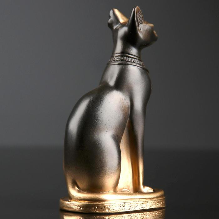 Фигура  Фигура "Кошка египетская" бронза, 7х14х5см