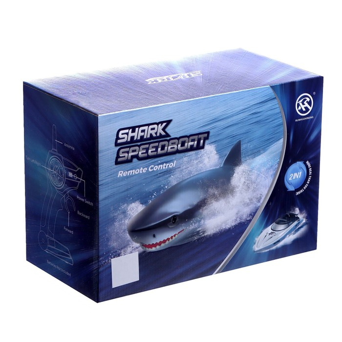 Катер радиоуправляемый «Акула», 2 в 1, работает от аккумулятора Катер радиоуправляемый «Акула», 2 в 1, работает от аккумулятора
