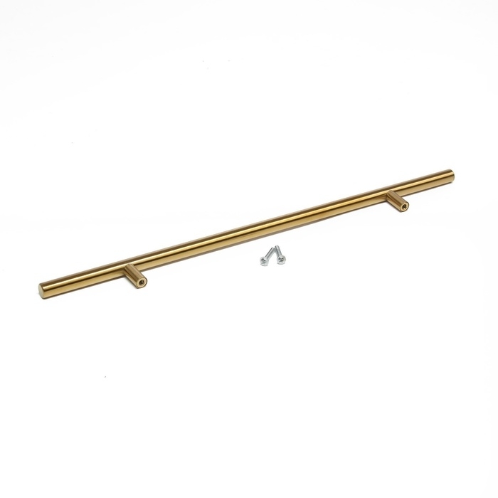 Ручка рейлинг CAPPIO FRIDA, нерж. сталь, d=12 мм, м/о 256 мм, цвет золото Ручка рейлинг CAPPIO FRIDA, нерж. сталь, d=12 мм, м/о 256 мм, цвет золото