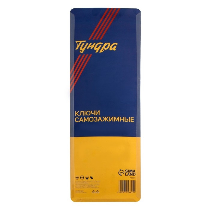 Ключи самозажимные ТУНДРА, 45 сталь, раскрытие 14 - 27 мм, 30 - 63 мм, 265 и 380 мм, 2 шт. Ключи самозажимные ТУНДРА, 45 сталь, раскрытие 14 - 27 мм, 30 - 63 мм, 265 и 380 мм, 2 шт.