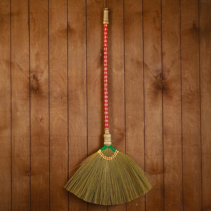 Метла  Метла "Сатива" бамбук 40х5,5х10 см , микс