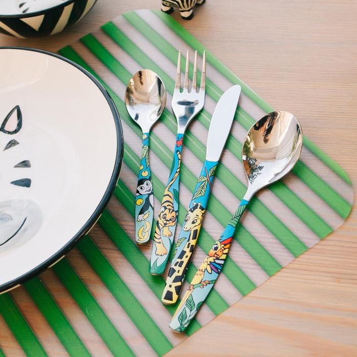 Набор 4-х предметный «Джунгли», (М43), с деколью в картонной коробке с прозрачной крышкой Набор 4-х предметный «Джунгли», (М43), с деколью в картонной коробке с прозрачной крышкой