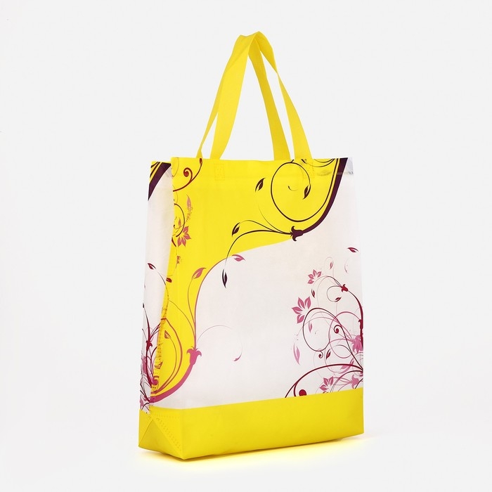 Сумка хозяйственная без застёжки, цвет жёлтый Сумка хозяйственная без застёжки, цвет жёлтый