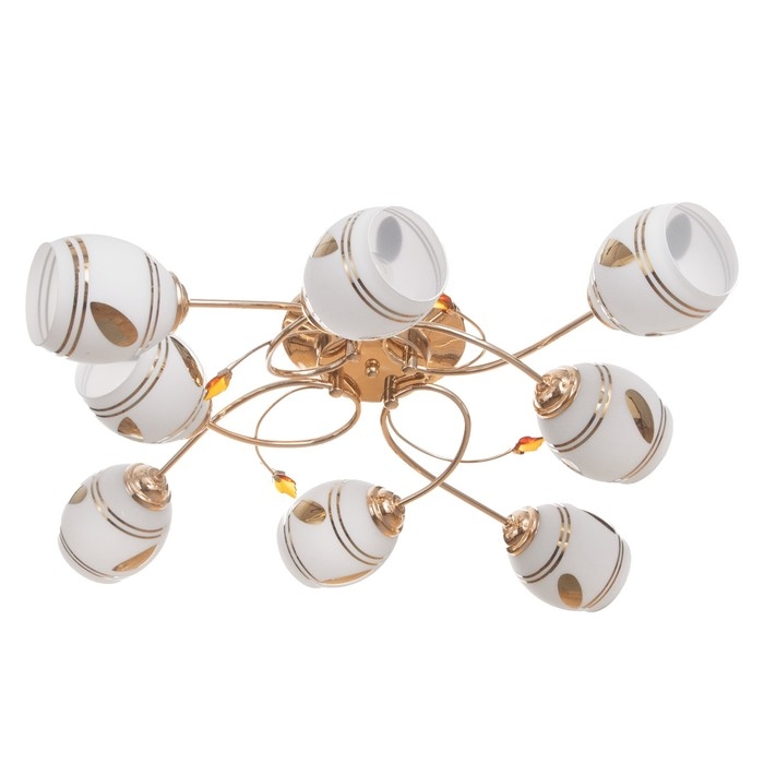 Люстра Люстра "Бриана" 8х40Вт Е27 Золото МОДЕЛЬ: 2800087