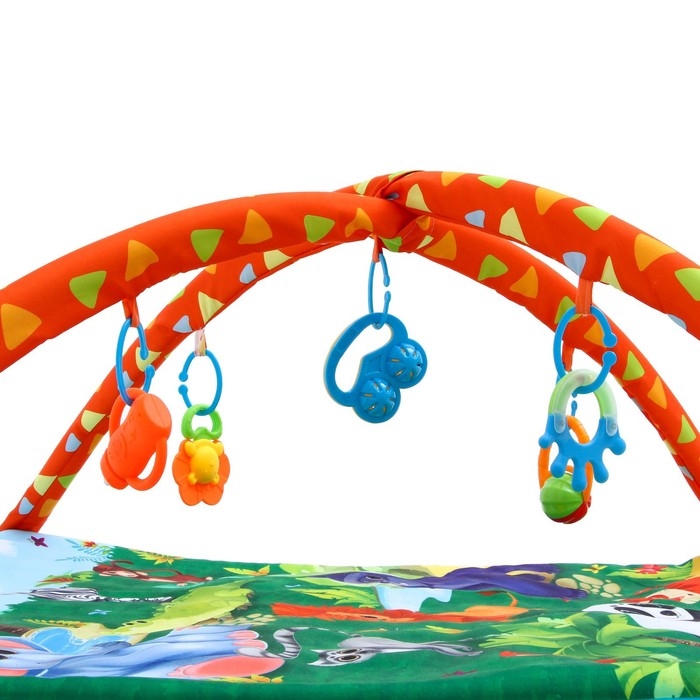 Развивающий коврик с дугами «Африка», 85х85 см, Крошка Я Развивающий коврик с дугами «Африка», 85х85 см, Крошка Я