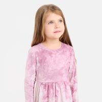 Платье детское KAFTAN "Dream" р.32 (110-116), лиловый тай-дай