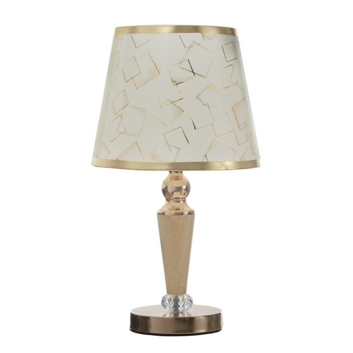 Настольная лампа Настольная лампа "Фивея" Е27 40Вт золото 21х21х36,5 см RISALUX