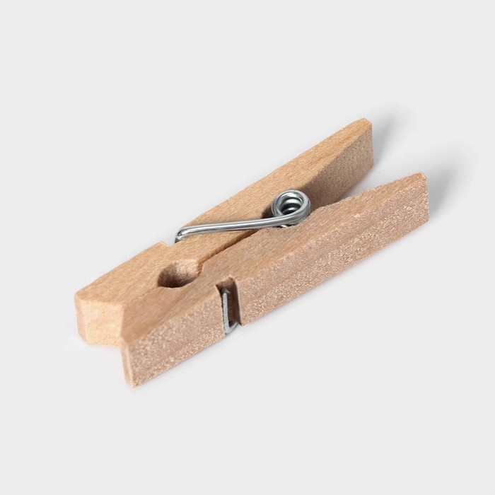 Прищепки бельевые Доляна «Мини», деревянные, 3,5 см, 30 шт