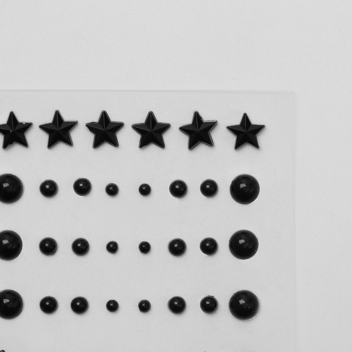 Серьги «Наклейки» космос, цвет чёрный Серьги «Наклейки» космос, цвет чёрный