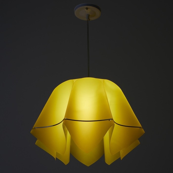 Люстра BayerLux Подвес BayerLux Люстра BayerLux Подвес BayerLux "Джули" E27 1х60Вт желтый 40х40х100 см