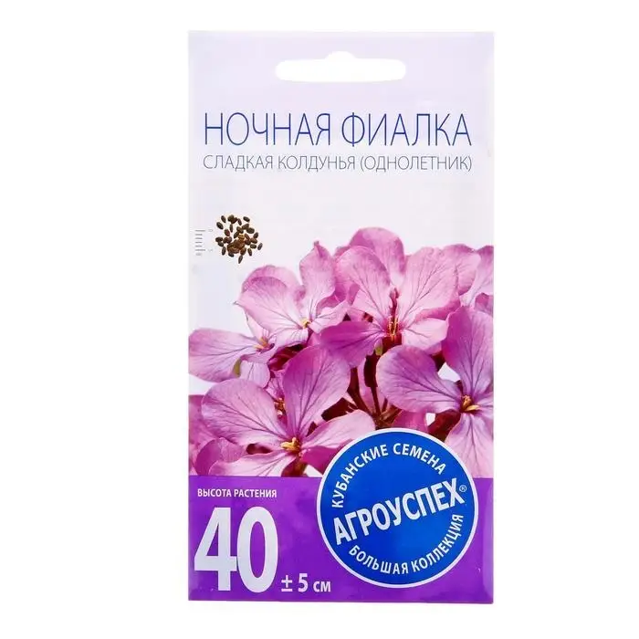 Семена цветов Ночная фиалка  Семена цветов Ночная фиалка "Сладкая колдунья", 0,5г