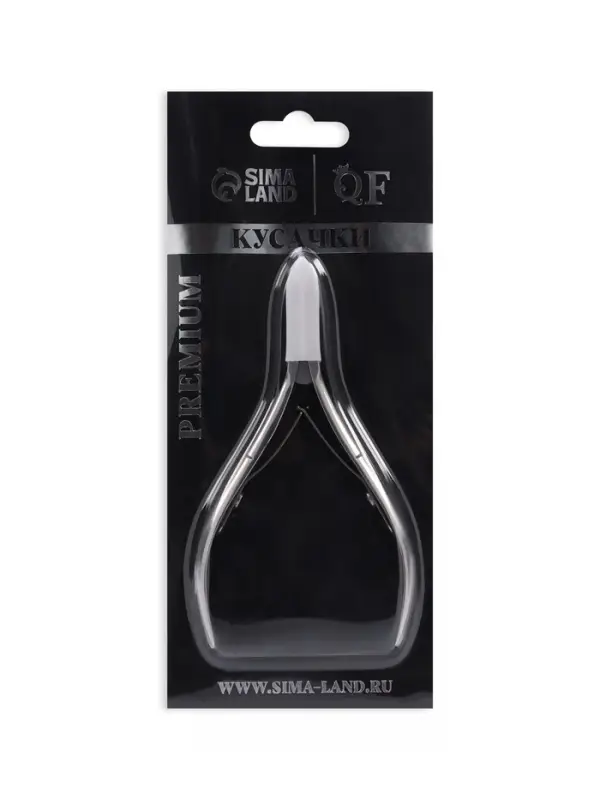 Кусачки маникюрные для кутикулы &laquo;Премиум&raquo;, двойная пружина, 10.6 см, длина лезвия-6 мм, на блистере
