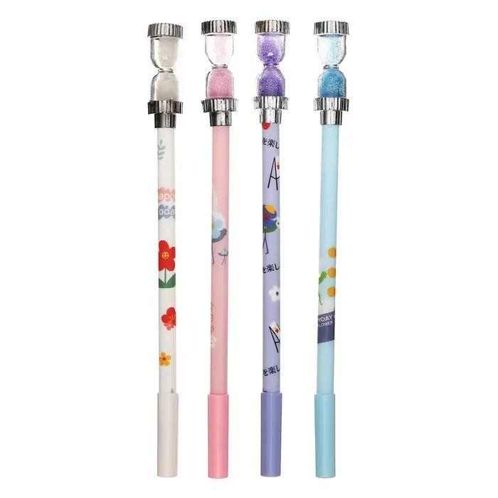 Ручка - прикол гелевая «Песочные часы», МИКС Ручка - прикол гелевая «Песочные часы», МИКС