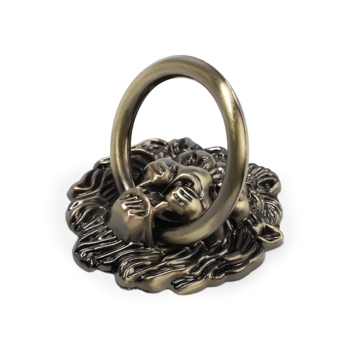 Ручка кнопка  CAPPIO LION, цвет бронза Ручка кнопка  CAPPIO LION, цвет бронза