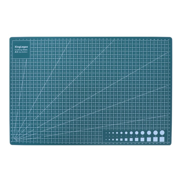 Коврик для рукоделия самовосстанавливающийся, двусторонний, 28 х 43 см Коврик для рукоделия самовосстанавливающийся, двусторонний, 28 х 43 см