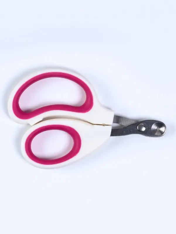 Ножницы - когтерезы, c отверстием для когтей, цвет МИКС