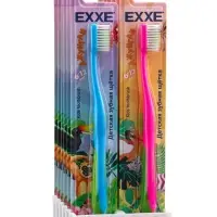 Детская зубная щетка EXXE school 6-12 лет, мягкая
