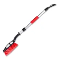 Щётка-скребок телескопическая (90-120 см) AVS SB-6333 XL с распушенной щетиной и мягкой ручкой