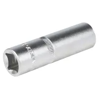 Головка торцевая 1/2"DR шестигранная 16мм, L=78мм пласт.подвес