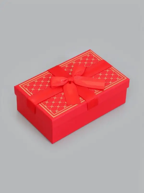 Набор подарочных коробок 3 в 1, с бантом, 23&times;16&times;9.5 см, 21&times;14&times;8 см, 19&times;12&times;6.5 см