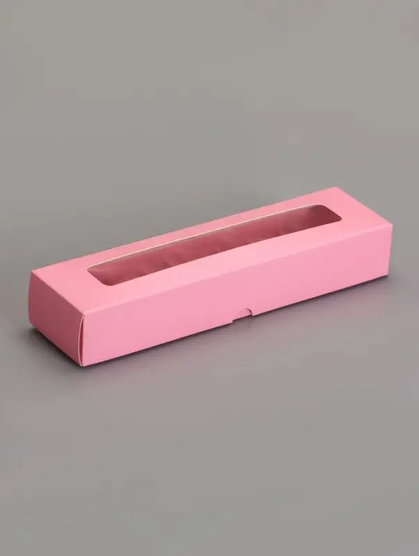 Коробка для 5 конфет, розовый, 22&times;5.5&times;3.5 см