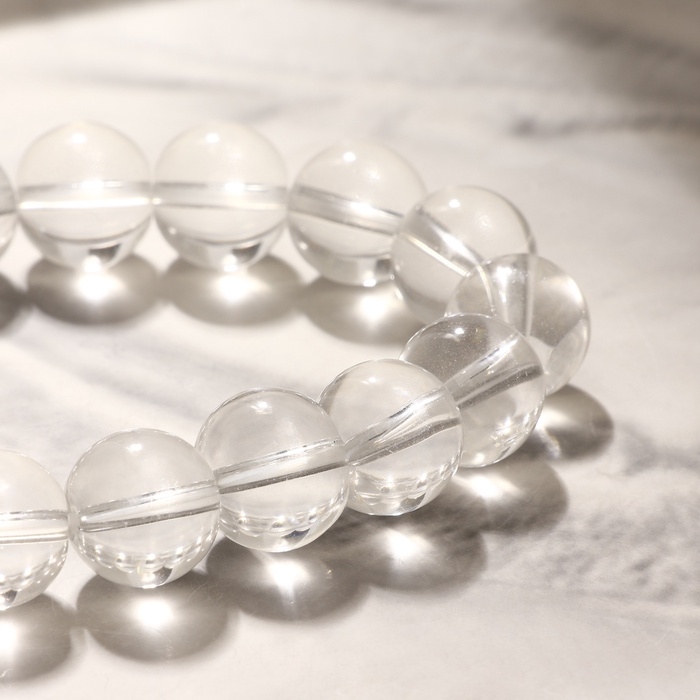 Браслет шар №12 «Горный хрусталь», 5,5 см Браслет шар №12 «Горный хрусталь», 5,5 см