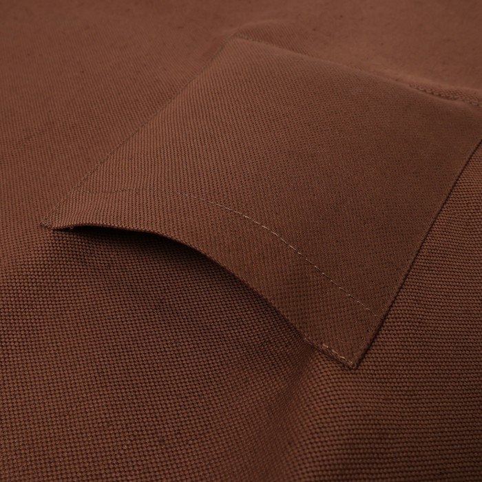 Фартук Этель  Freedom 60х70 см, цвет  темно-коричневый, лён 45%, хлопок 55% 395 г/м2