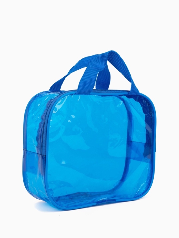 Косметичка на молнии, цвет голубой Косметичка на молнии, цвет голубой