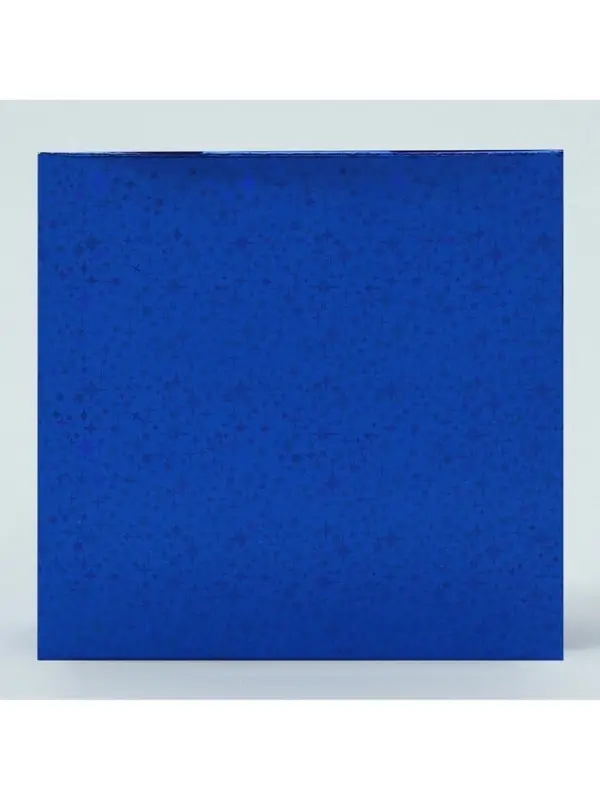 Коробка для конфет, кондитерская упаковка, 4 ячейки, &laquo;Синие звёздочки&raquo;, 10.5&times;10.5&times;3.5 см