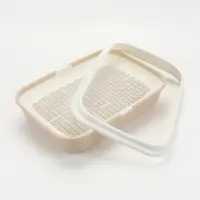 Лоток для кошек малый ALTA, 42&times;31&times;14.5, с бортиком и сеткой, на высоких ножках